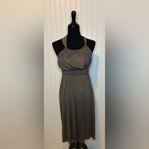 Theory | Dresses | Theory Daysia Spotty Jersey Dress Womens Size Small Silk  Gray Cream Black | Poshmark